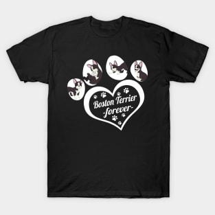 Boston Terrier forever dog lover T-Shirt